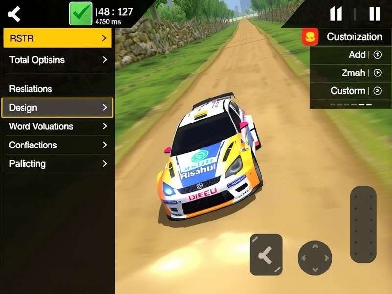Rishabh S Relentless Rally Gameplay Screenshot